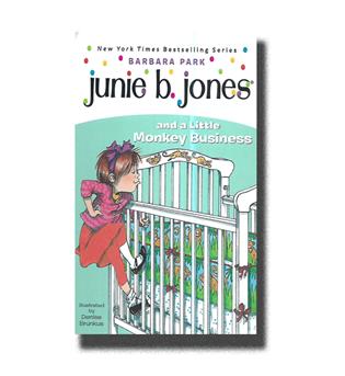 کتاب جونی بی جونزو میمون کوچولوی بامزه جلد2 junie b. jones and a little monkey business